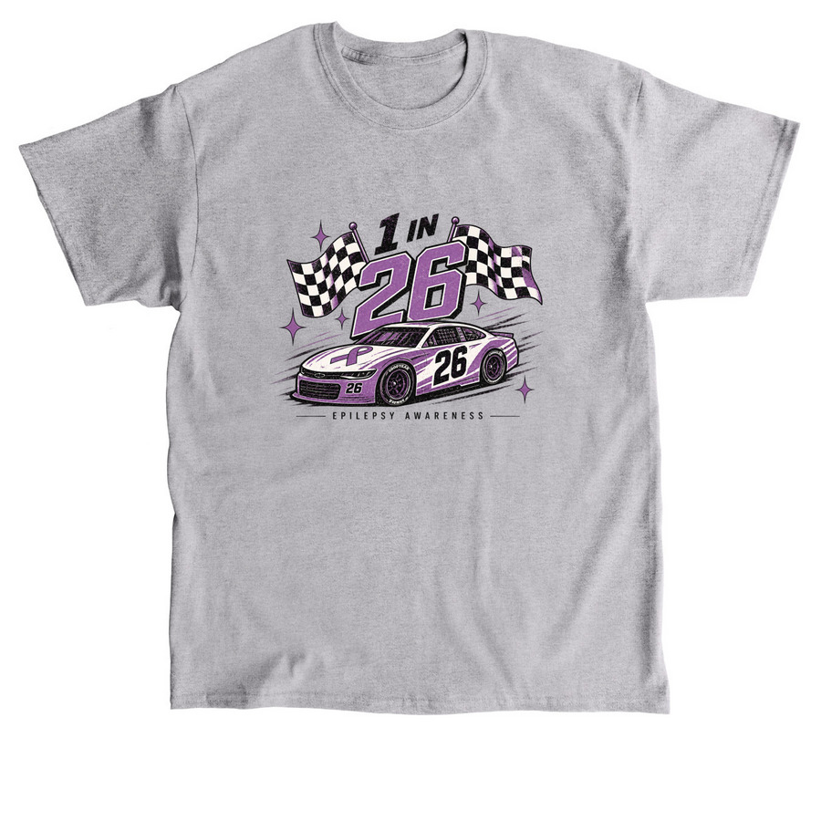 1 in 26, a Sport Grey Classic Unisex Tee