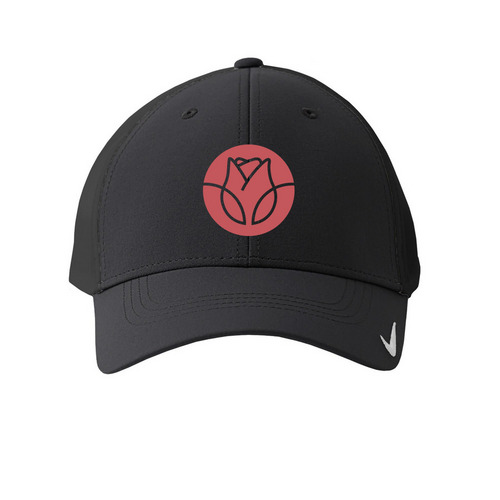 Nike Rose Hill Baseball Cap, a Anthracite Printed Nike Dri-FIT Legacy Performance Cap