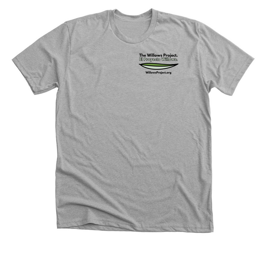 Light Colors: Wear Your Willows Project, a Athletic Heather Premium Unisex Tee