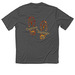Valley of the Sun Chapter: quick-dry shirt, a Iron Grey Heather Classic Performance Tee (back-view)