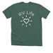 RV Life Shirt, a Heather Forest Premium Unisex Tee