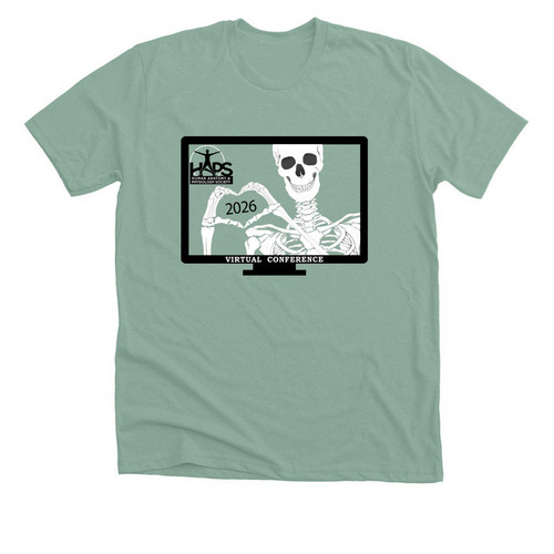 HAPS VC3 Shirts and Hoodies, a Heather Dusty Blue Premium Unisex Tee