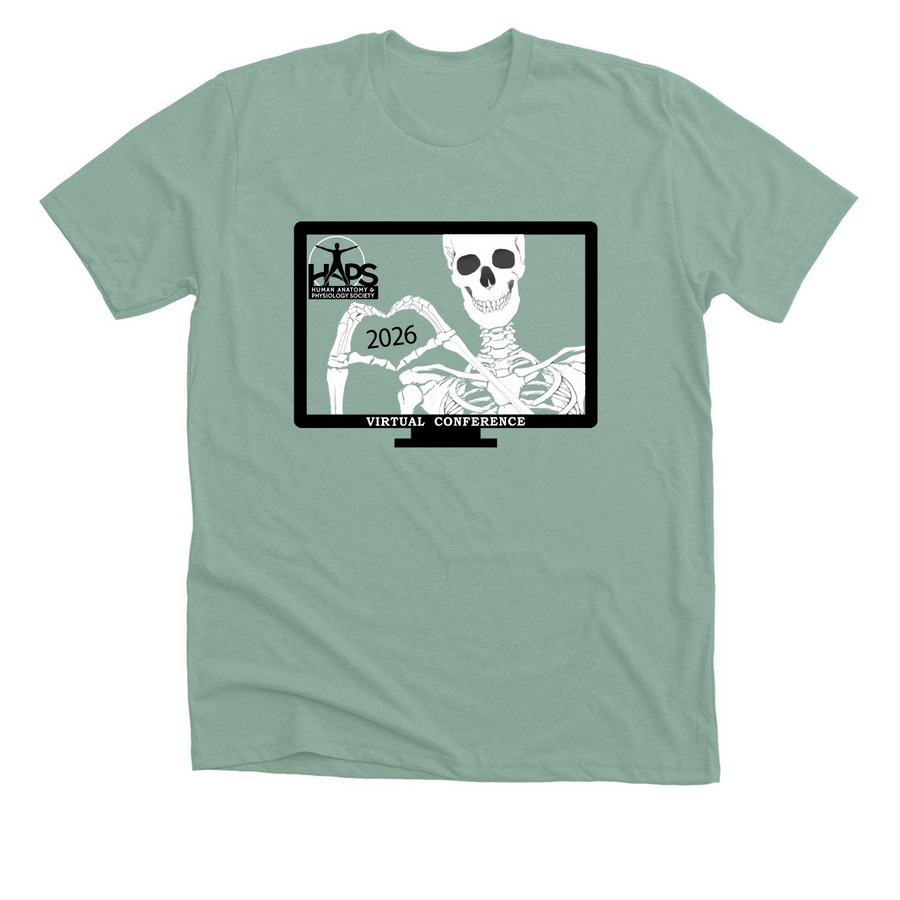 HAPS VC3 Shirts and Hoodies, a Heather Dusty Blue Premium Unisex Tee