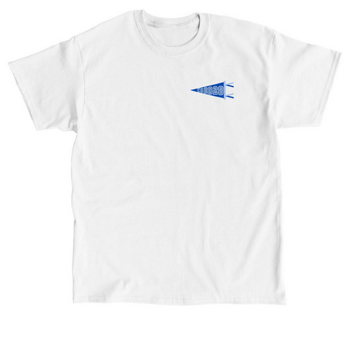 2028 Pennant Tee or Hoodie, a White Classic Unisex Tee