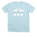 FBR Duck Love&nbsp;, a Heather Ice Blue Premium Unisex Tee