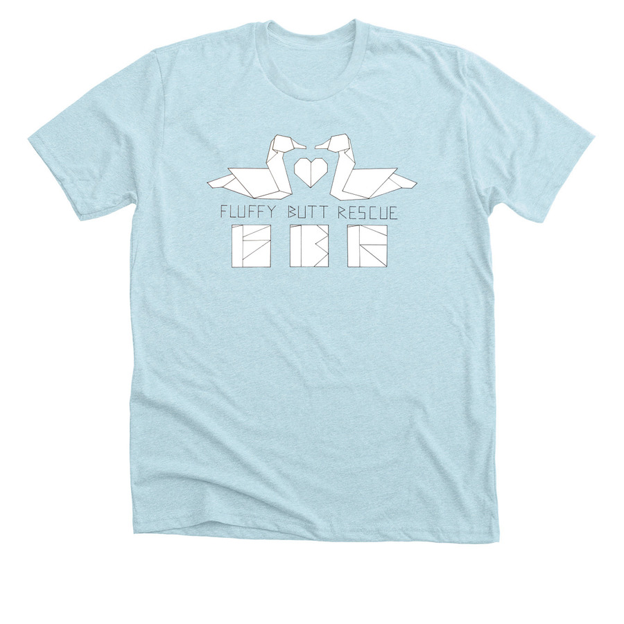 FBR Duck Love&nbsp;, a Heather Ice Blue Premium Unisex Tee