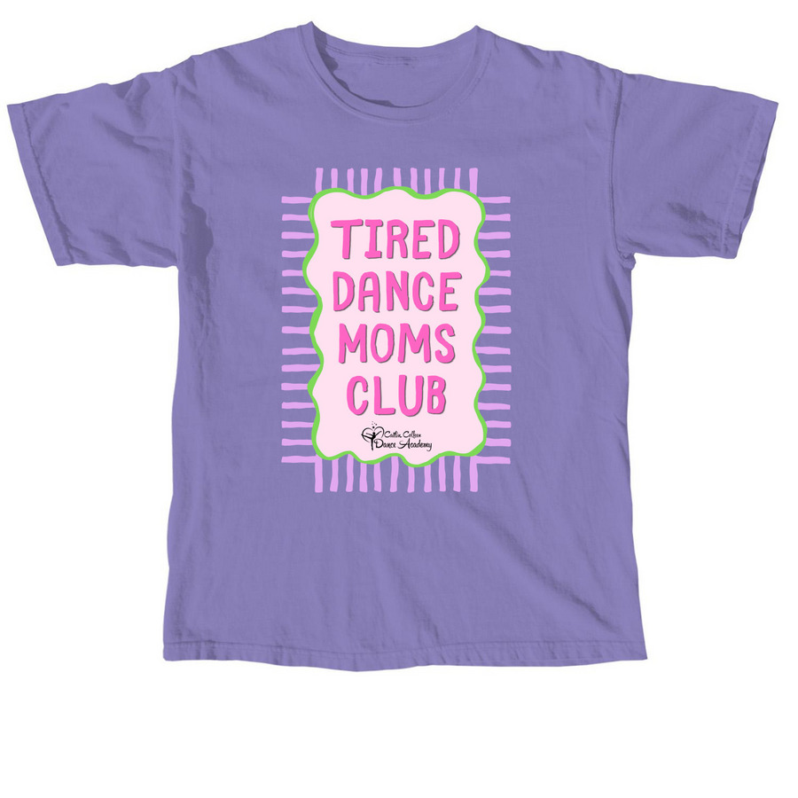 Tired Club, a Violet Comfort Colors Unisex Tee