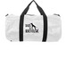 Just a fun tote bag - Birthday Edition, a White Camo Day Tripper Duffel Bag (back-view)