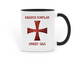 OMSDT-USA Coffee Mugs, a Black Two-Tone Ceramic Mug