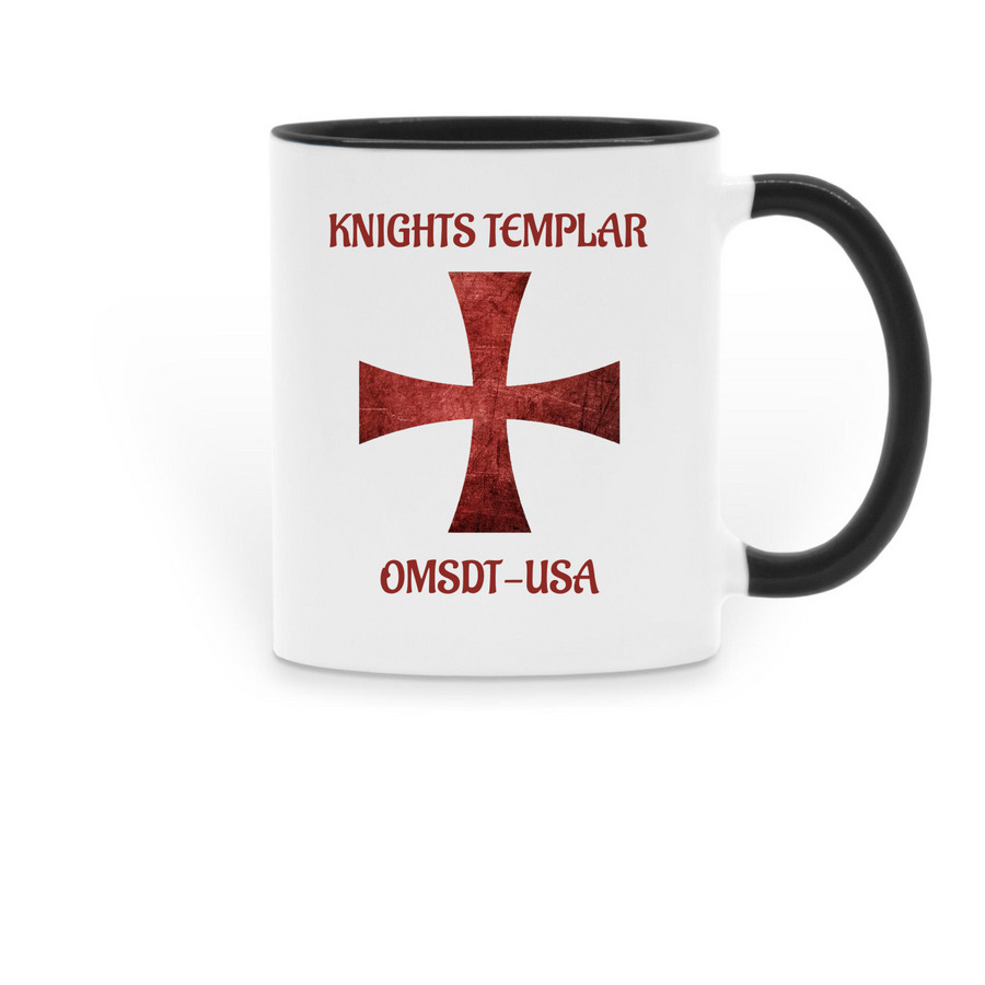 OMSDT-USA Coffee Mugs, a Black Two-Tone Ceramic Mug