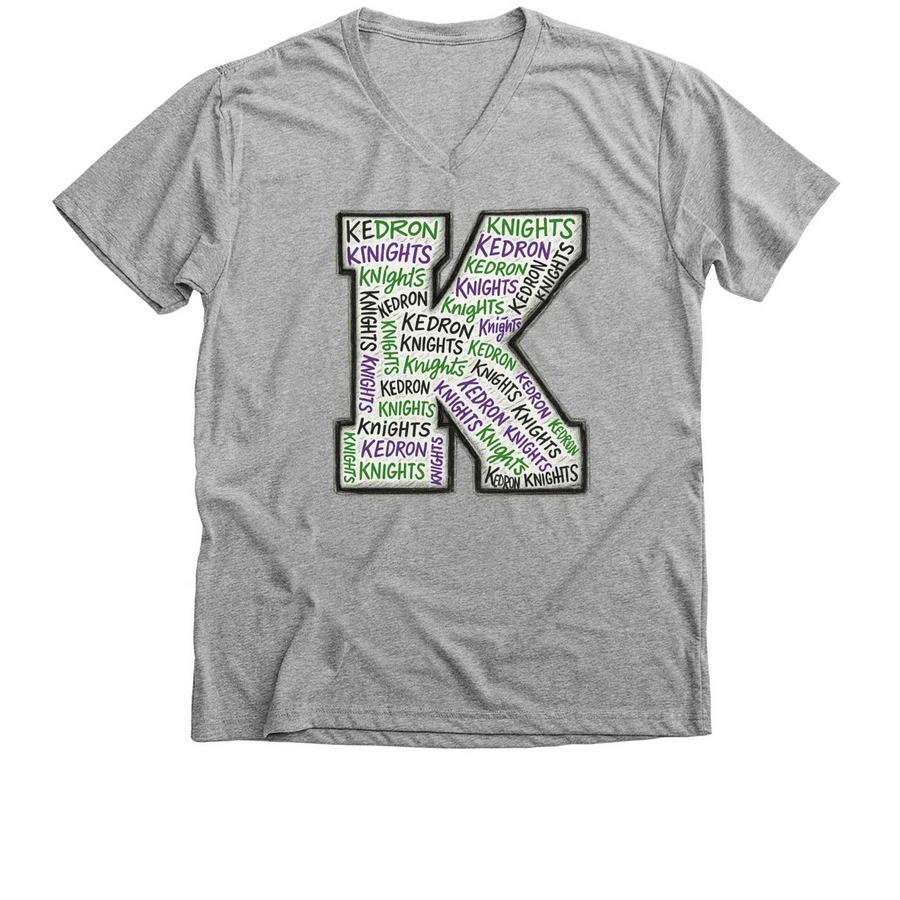 KES Spirit Wear, a Athletic Heather Premium V-Neck Tee