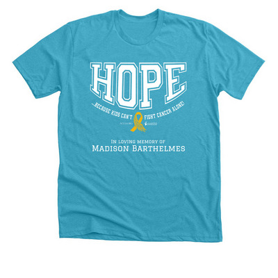 Madison Barthelmes, a Heather Aqua Premium Unisex Tee