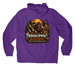 SQUATCH DIVISION PACKABLE ANORAK, a Purple Packable Anorak (back-view)