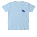 Blueberries, a Chambray Comfort Colors Pocket Tee