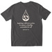 Childhood Ripples, a Charcoal Softstyle Cotton Tee (back-view)