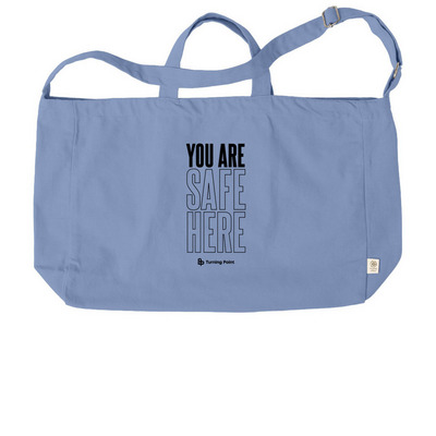 Wear Your Support. Share Your Impact., a Elemental Blue Reclaimist G2G Tote Bag