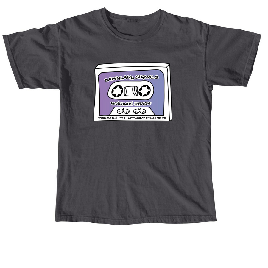 Dawnland Signals 2.0, a Graphite Comfort Colors Unisex Tee