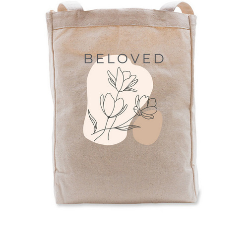 Beloved, a Natural Recycled Cotton Tote Bag