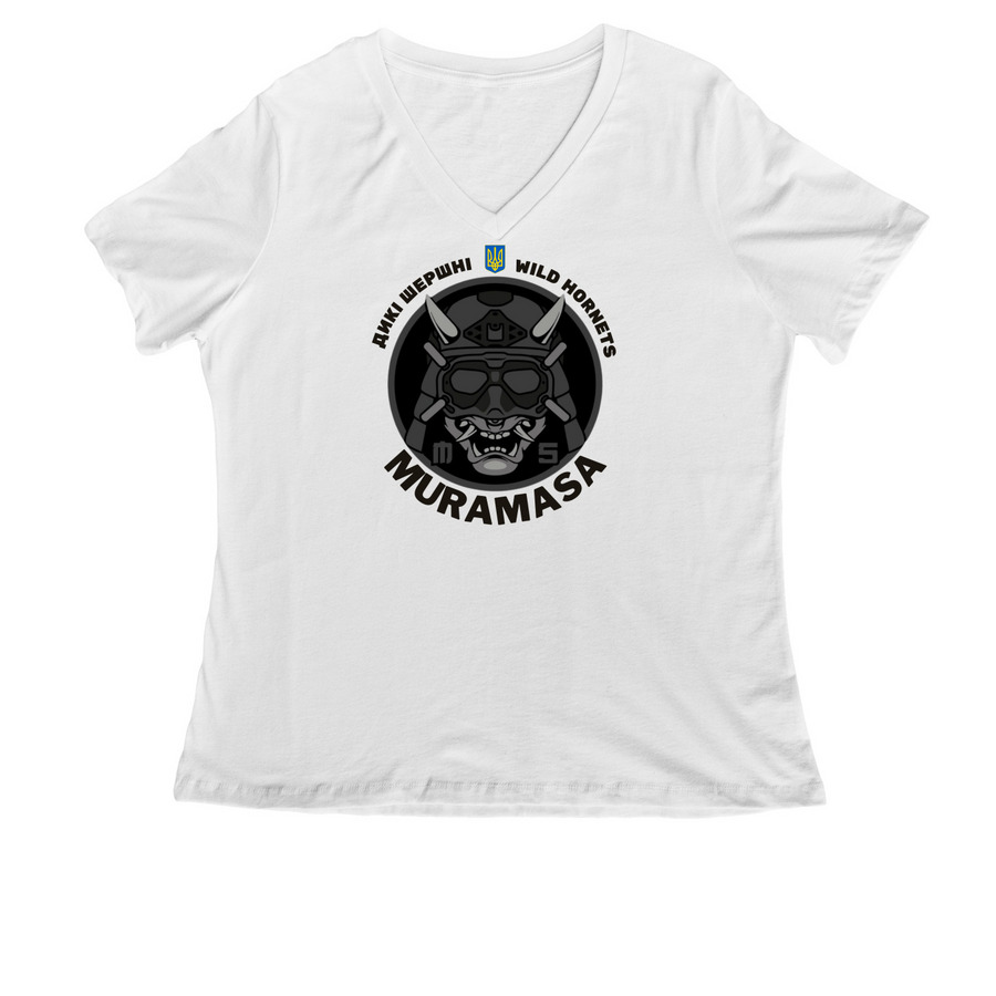 Muramasa Drone Unit, Heroes of Pokrovsk, a White Women's Relaxed V-Neck Tee