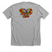Spectrum and Chaos, a Athletic Heather Premium Unisex Tee (back-view)