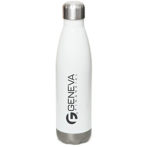 GF / Good Human Water Bottle, a White Stainless Steel Water Bottle