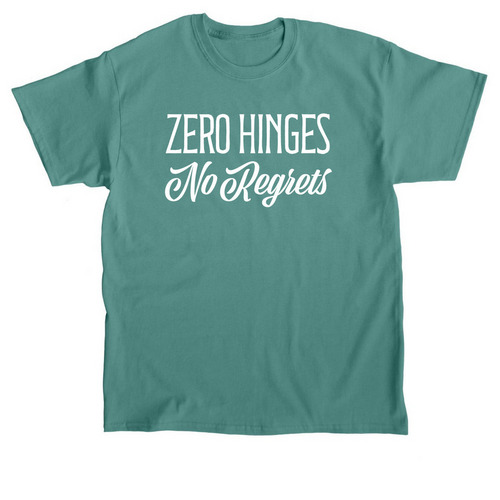 No Hinges Necessary, a Jade Dome Classic Unisex Tee