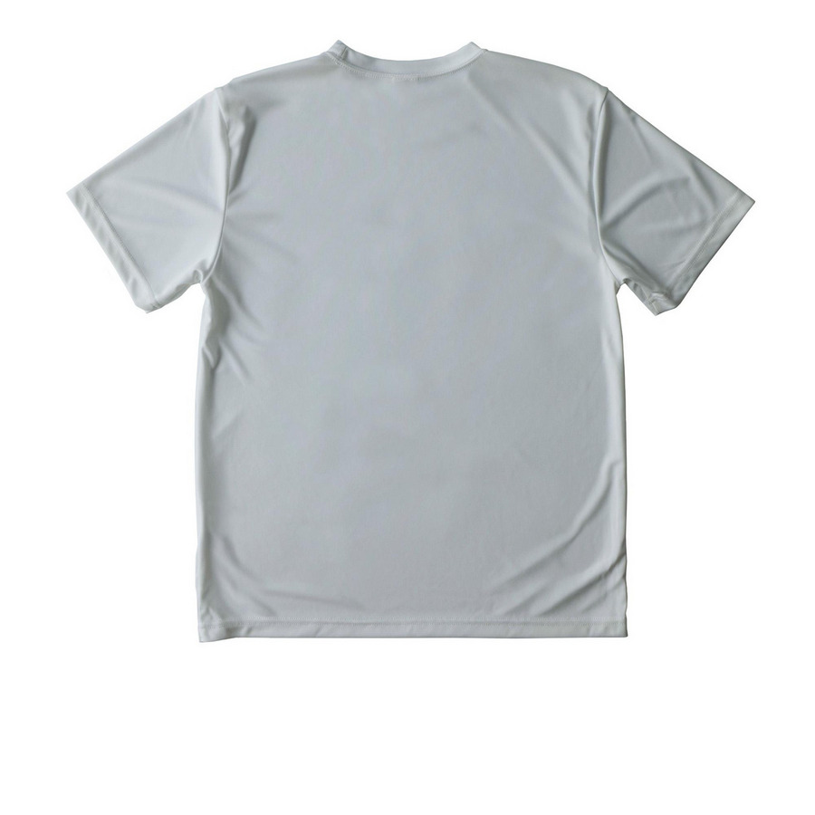 2026 TCSF Run, Roll & Stroll, a Silver Youth Performance Tee (back-view)