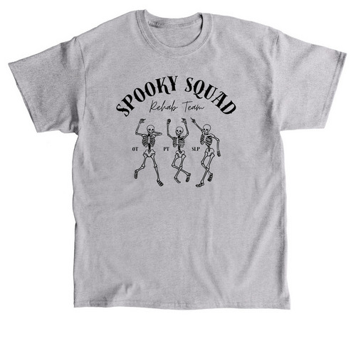 Spooky Squad, a Sport Grey Classic Unisex Tee