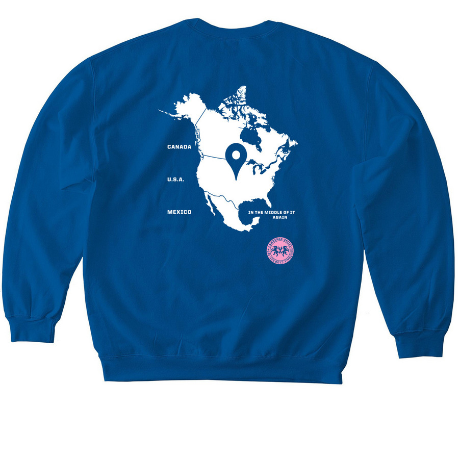Lawrence United - Summer 2026, a Royal Softstyle Crewneck Sweatshirt (back-view)