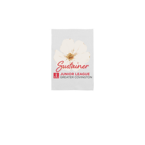 Dogwood Days-Sustainer Yard Flag, a White 12" x 18" Yard Flag