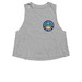 Catch a Briese Cropped Tank, a Athletic Heather Women's Cropped Racerback Tank