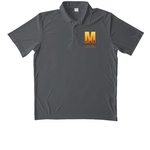 MTC Polo, a Iron Grey Unisex Performance Polo