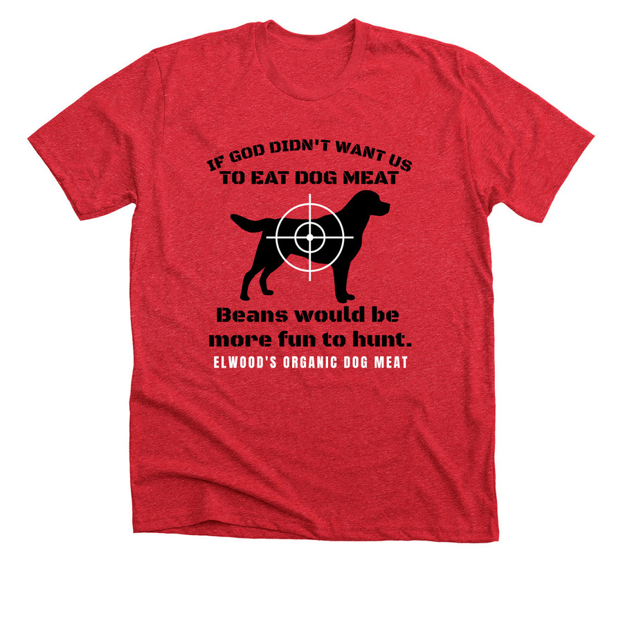 Guided Dog Hunt, a Heather Red Premium Unisex Tee