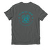 Let's take this outside! option 2, a Terrain Grey Allmade Organic Cotton Unisex Tee (back-view)