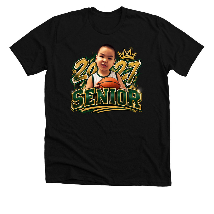 2027 Senior, a Solid Black Blend Premium Unisex Tee