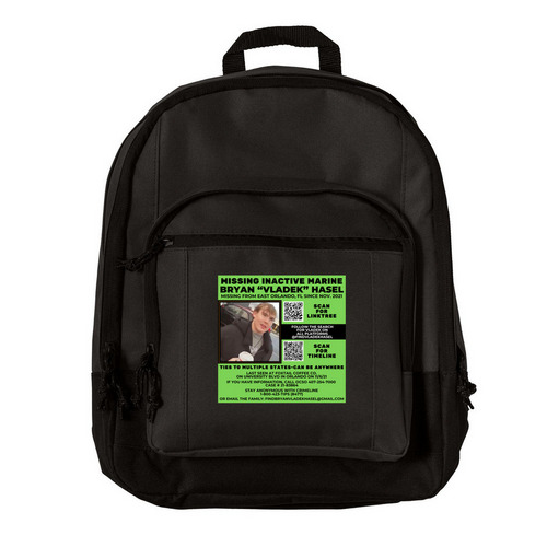 Find Vladek Hasel Backpack, a Black Everyday Backpack