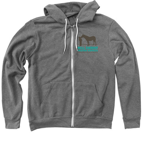 Zippered Hoodies: Light/Bright Colors, a Deep Heather Zip Up Hoodie