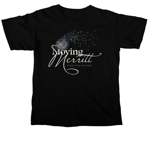 Moving Merritt&nbsp;Dandelion (Dark Edition), a Black Comfort Colors Unisex Tee