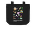 Embrace the Night, a Black Organic Cotton Tote Bag