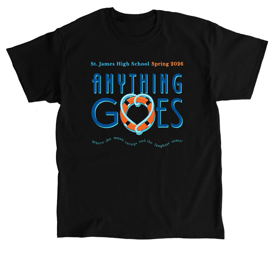 Anything Goes Tees, a Black Classic Unisex Tee