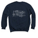 CKHC 20th Crewneck, a Navy Crewneck Sweatshirt (back-view)