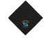 FAND Riverwalk Bandana, a Black Cotton Bandana