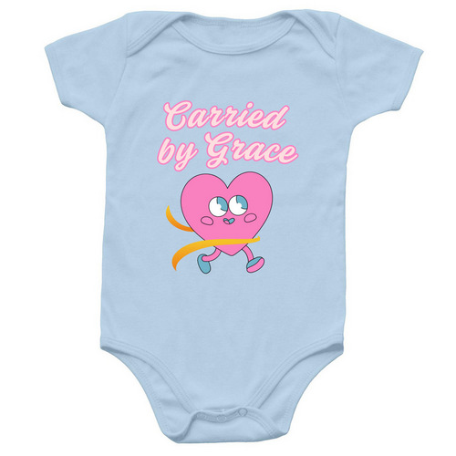 Amazing Grace | Onesie, a Light Blue Infant Onesie