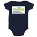 GBIV Onesie, a Navy Infant Onesie (back-view)