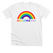 God Loves You Tee (light colors), a Solid White Blend Premium Unisex Tee