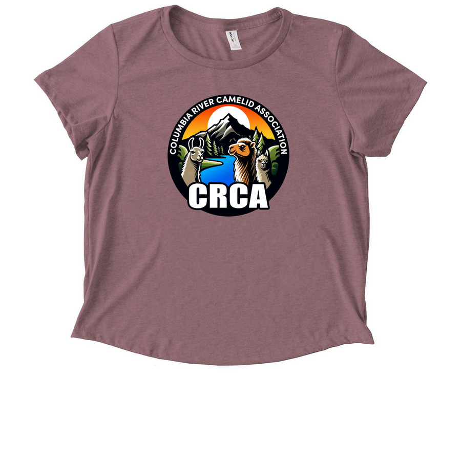 CRCA Womens' Tops, a Vintage Rose Allmade Eco Triblend Women?s Scoop Neck Tee