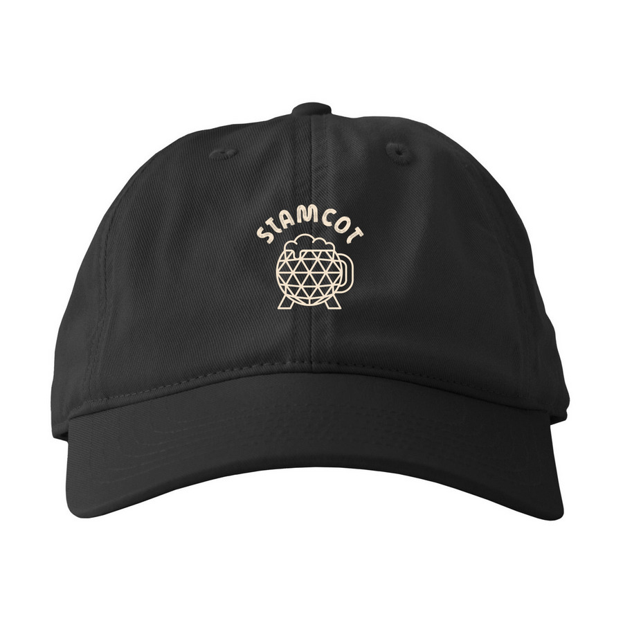 Stamcot Hats & Caps, a Black Printed Eco Baseball Cap