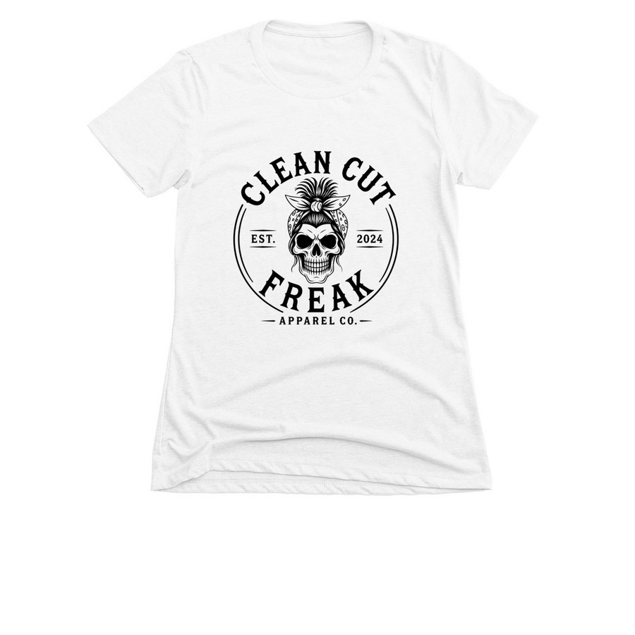 Women?s Classic Logo, a White Women's Slim Fit Tee