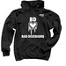 BAD DECISIONS HOODIE, a Black Pullover Hoodie