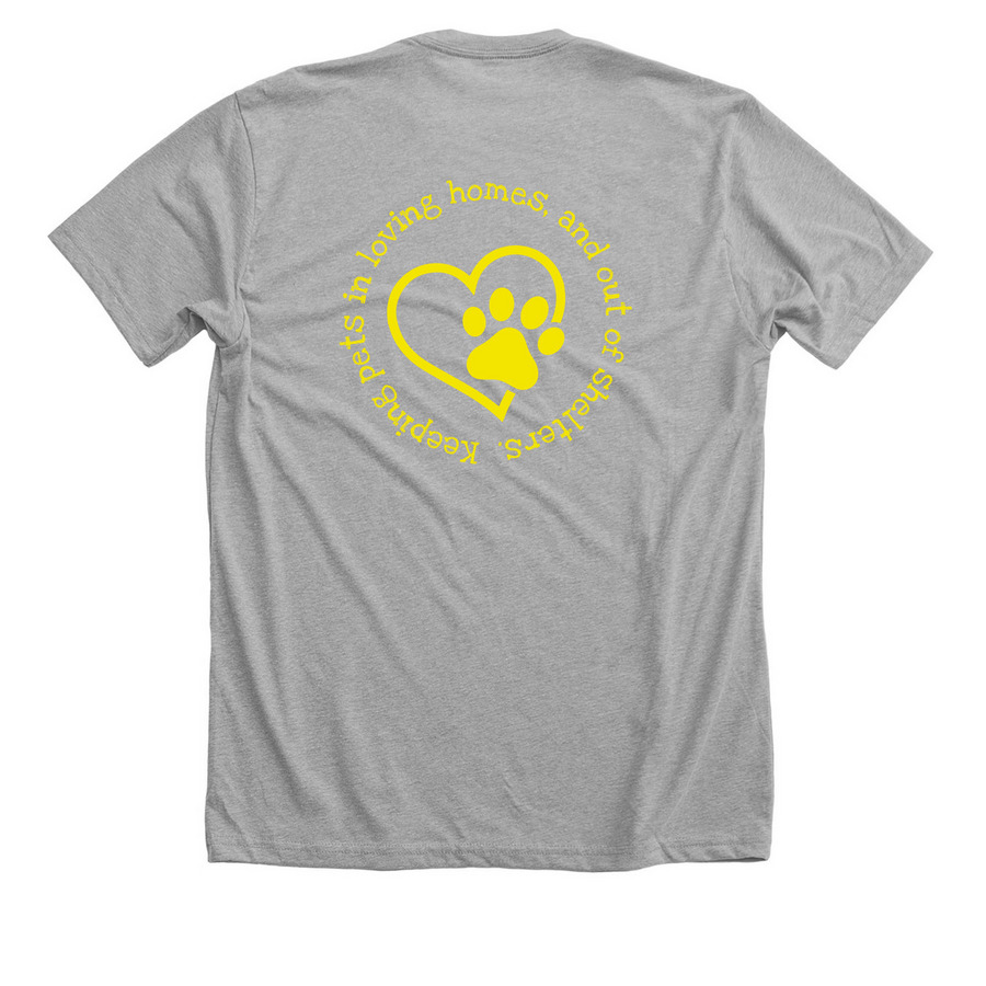Piper?s Pantry, a Athletic Heather Premium Unisex Tee (back-view)